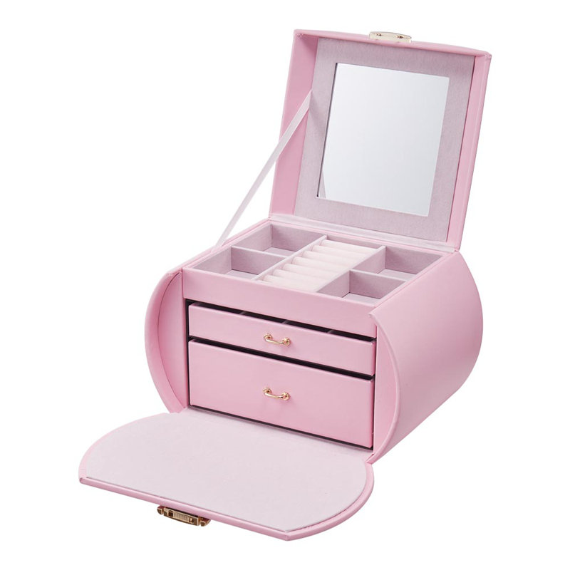 PU Leather Jewellery Box + Drawers