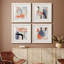 «Floating on Silk I», ensemble de 4 impressions sur toile encadrées-769523366-769523363
