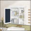 Armoire de salle de bain murale polyvalente avec plusieurs tablettes et un design élégant