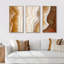 Marble Stone Layers - Ensemble de 3 reproductions sur toile-1675914144-1675914145
