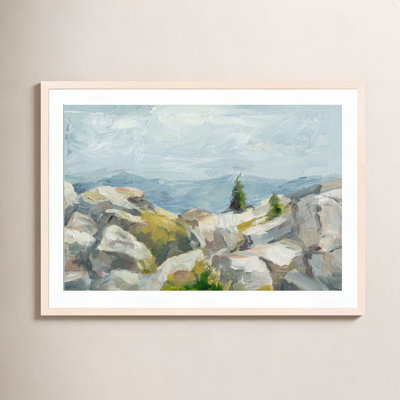 Impasto Mountainside III Painting