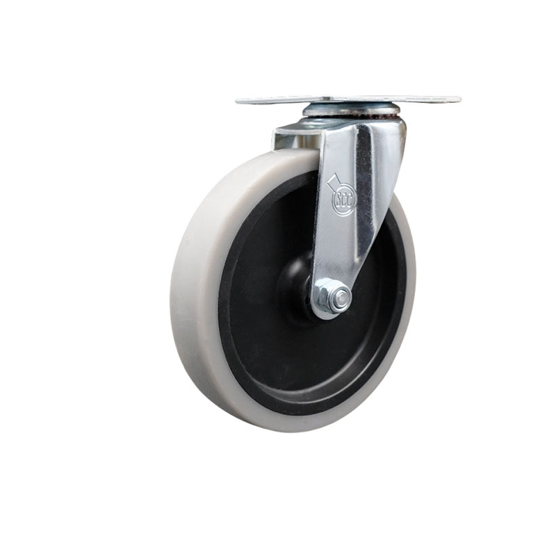 Thermoplastic Rubber Wheel Top Plate Swivel