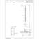 5/8" x 3/8" OD x 20" Faucet and Toilet Supply Kit with Cross Handle Angle Stop Shut Off Valve