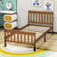 Lit plateforme simple en bois avec tête de lit Dicky-1582892254