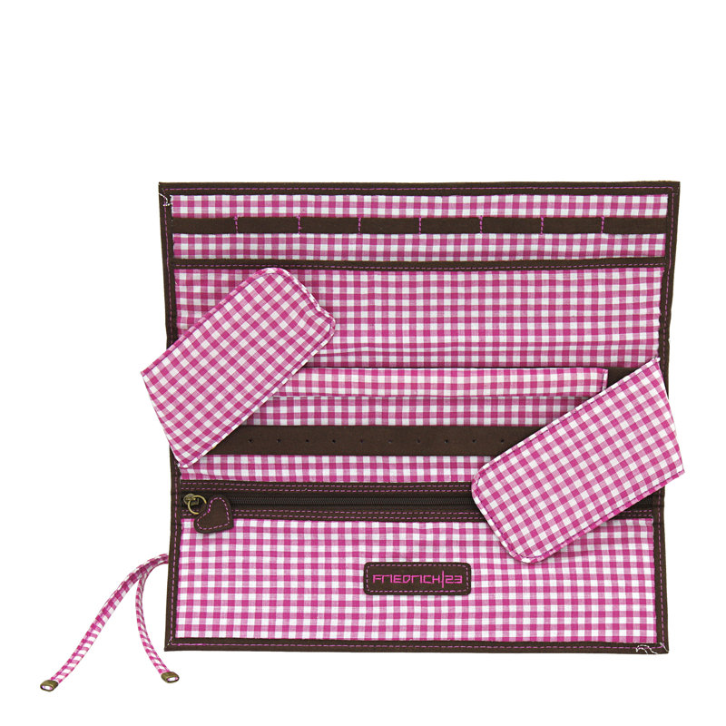 Bavaria Travel Case, Brown/Red