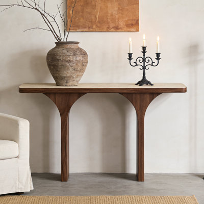 Console en pierre frittée de style italien