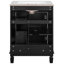 Meuble-lavabo moderne de 24 pouces avec lavabo en céramique, 2 tiroirs et tablette réglable-130490969