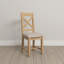 Windsor 50.5cm H Fabric Upholstered Cross Back Side Chair-114208411