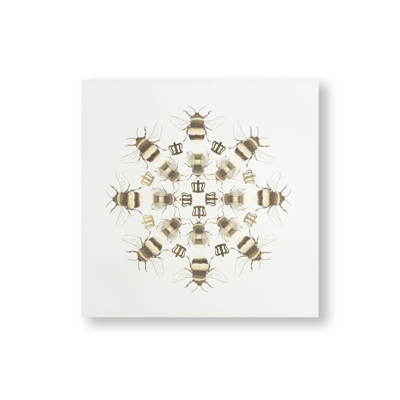 Art for the Home Beautiful Bees Printed Canvas