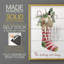 Comfy Cozy Stocking III - reproduction encadrée de qualité supérieure - prête à être accrochée - aucun clou requis - aucun clou requis-562887847-562887844