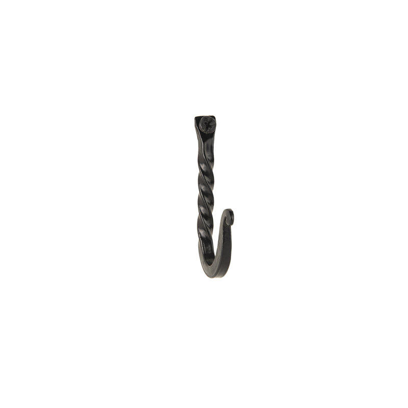 Hand Forged  3"  Wrought Iron Hook