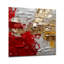 Cardinal Sin, rétro délice abstrait rouge et or - peinture abstraite acrylique, art mural-1413566362