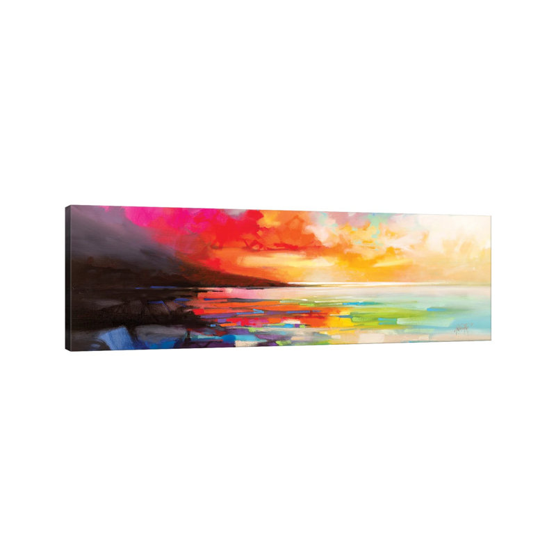 Chaotic Order by Scott Naismith - Panoramic Print on Canvas, Wrapped Canvas, 30.48cm H x 91.44cm W x 1.91cm D