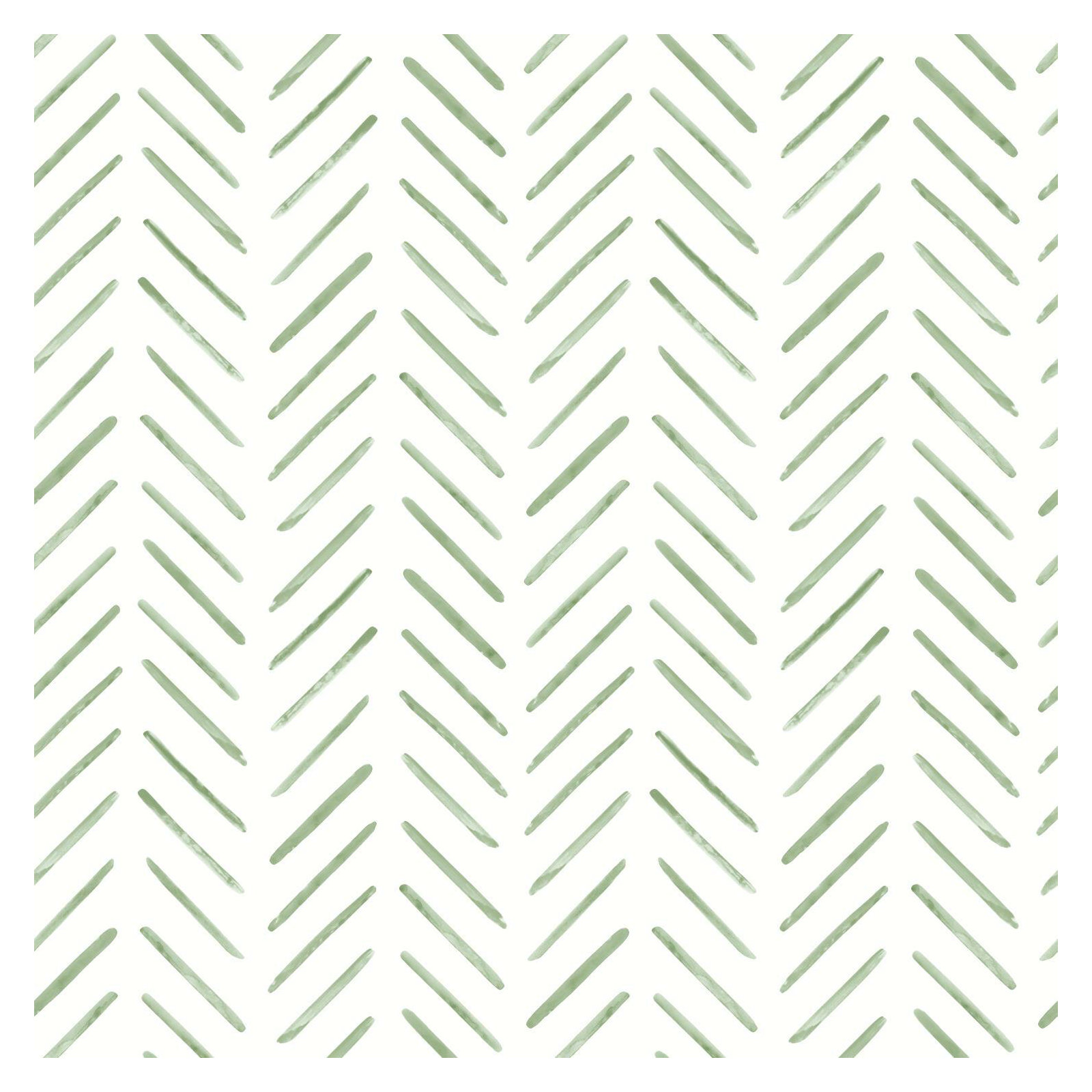 Pre-Pasted Paper Wallpaper Roll , Green