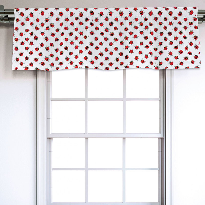 Sateen Ruffled Window Valance
