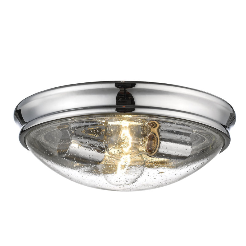 Plafonnier encastré 2 lumières Aenwood, Chrome