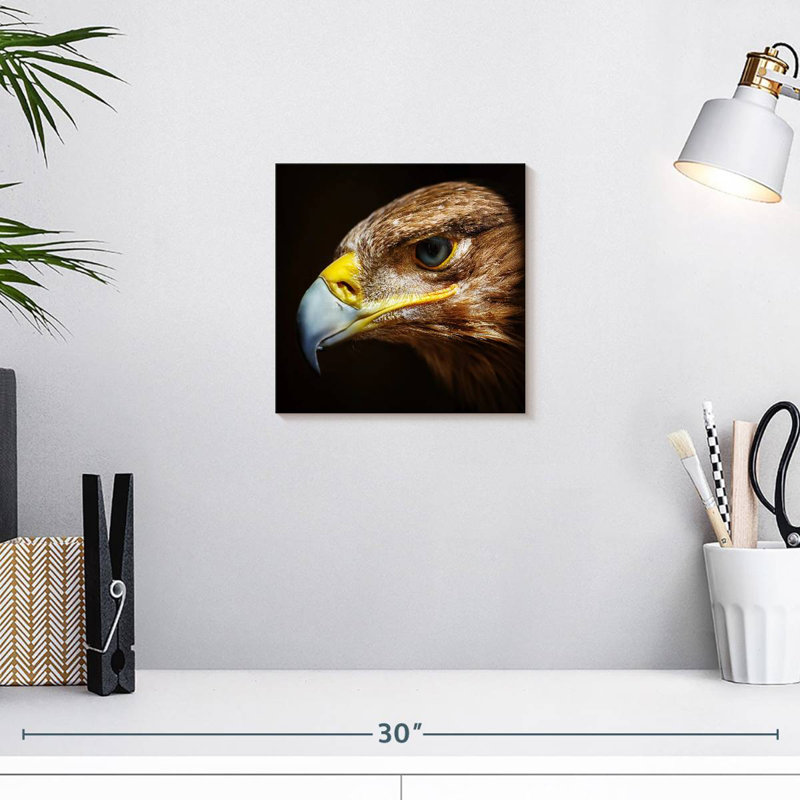 Visage d'aigle Crowle, H 10 po x l 10 po