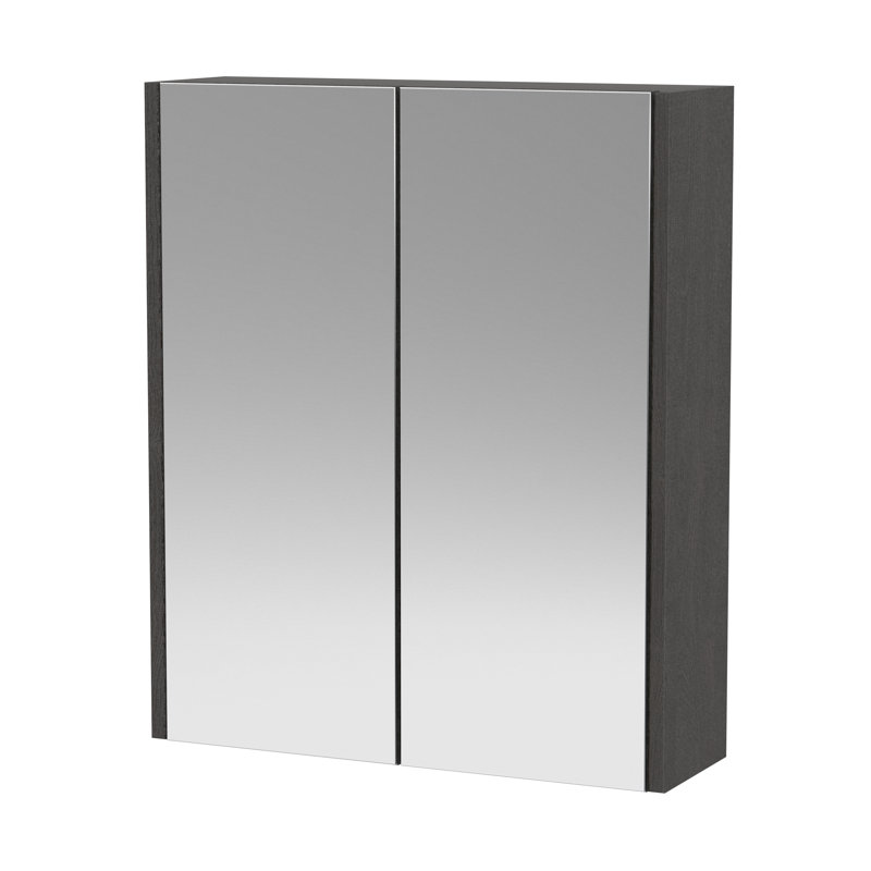 Juno 600mm W 715mm H Surface Frameless Medicine Cabinet Mirror 1 Fixed