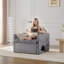 Fauteuil d'appoint simple de style moderne en chenille de style moderne-2074554306
