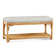 Banc de rangement en osier Summer Retreat