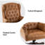 Fauteuil de direction traditionnel en simili cuir Swain-231443075