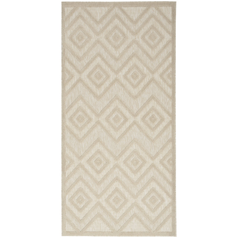 Klowie Geometric Indoor/Outdoor Area Rug, Rectangle 2' x 4'