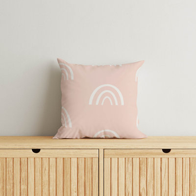 Plain Bows Match Pink Throw Pillow