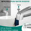 Système de double pomme de douche murale avec barre coulissante en acier inoxydable, 7 réglages de jet, 7 réglages et 1,8 gallon par minute, montage, tuyau de 59 po, assemblage