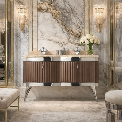 Base de meuble-lavabo double 53 po seulement