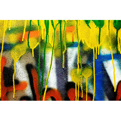 Street Art - Wrapped Canvas Painting