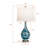 Aitkin 28" Blue Table Lamp Set with USB