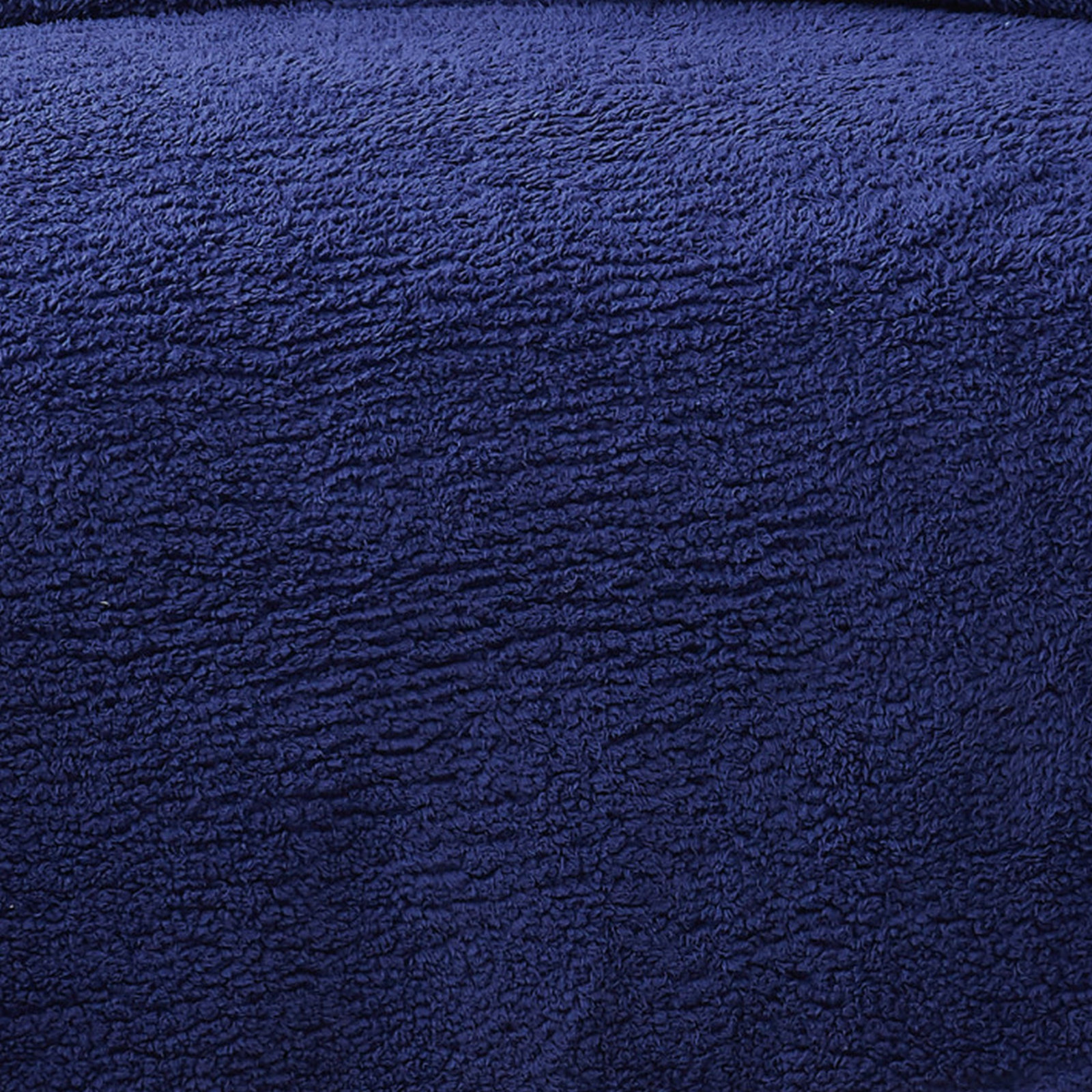 Barbrook Plain Weave/SHERPA Throw Blanket, Navy