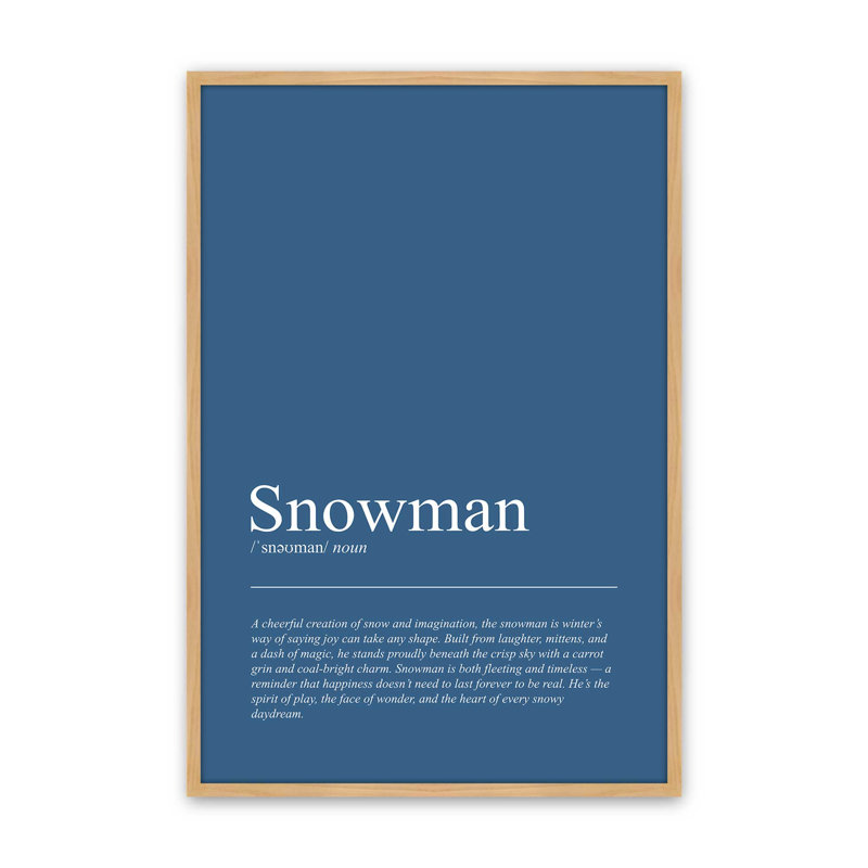 Frosty Wonder, reproduction d'art, Érable américain, 18 po x 24 po