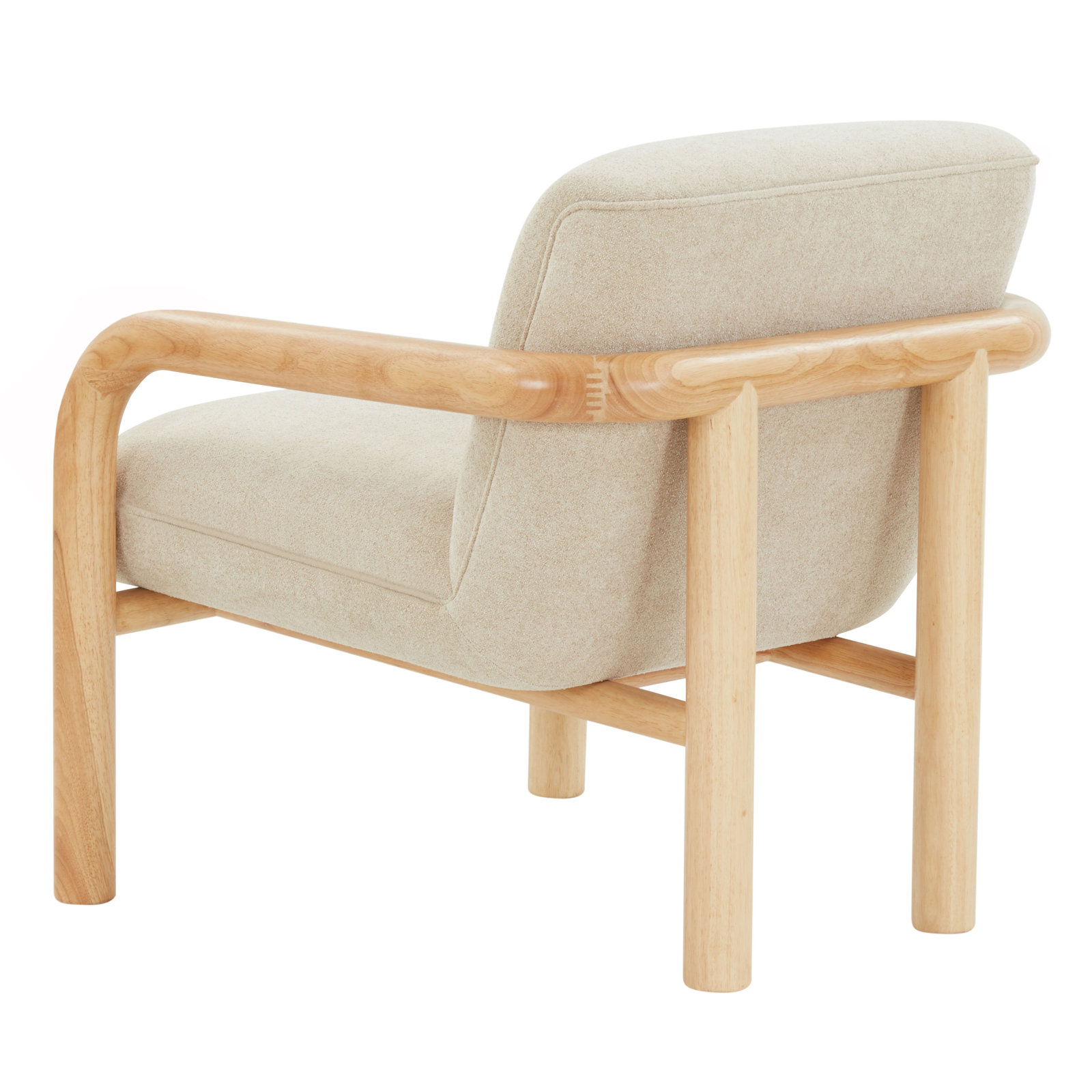 Reyer Boucle Armchair, Tan