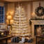 Sapin de Noël artificiel Aspen de 1,80 m, pré-illuminé, branches articulées, 623 extrémités de branches, 420 lumières DEL blanc chaud, style corail, branches ouvertes, idéal pour la décoration intérieure des fêtes de fin d'année.