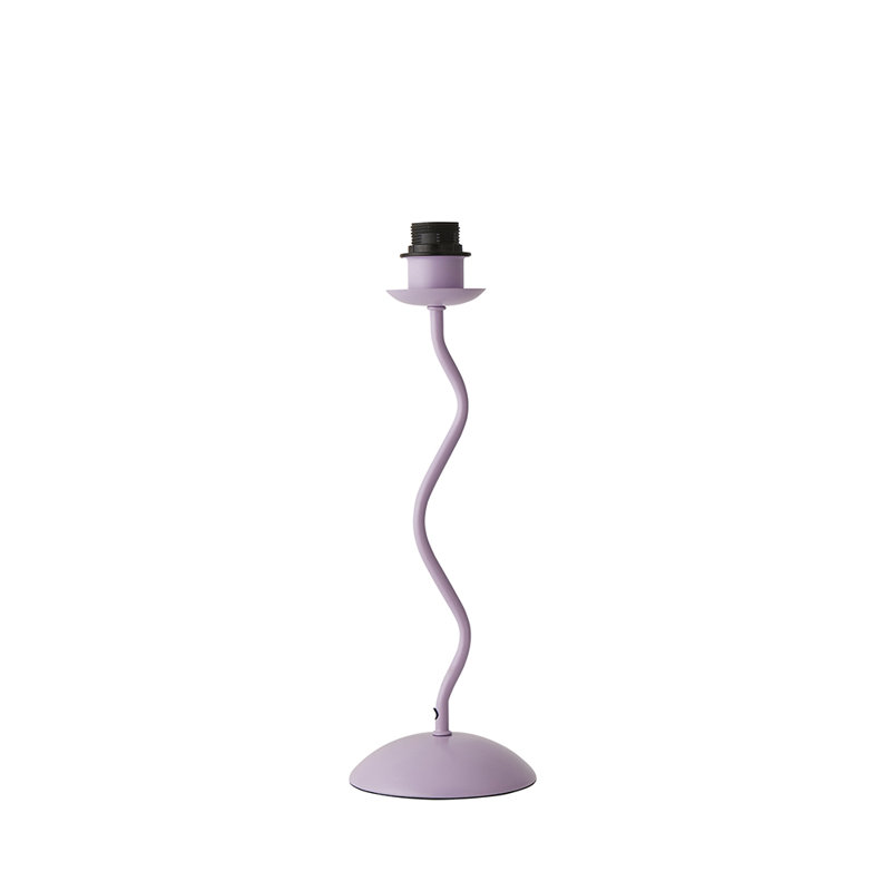Clapp Metal Lamp Base Lamp, Purple