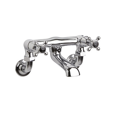 Topaz 2 Handle Wall Bath Shower Mixer Bath Filler