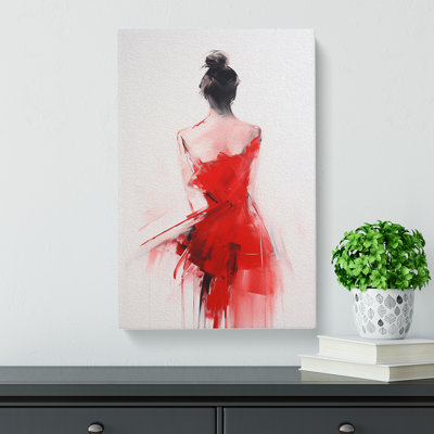Minimalist Gestural No.3 - Wrapped Canvas