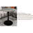 27.6-Inch Coffee Table, Mid-Century Modern Style Dining Table, Accommodates 2-4 People, Featuring A Round Veined Marble Tabletop, Suitable For Various Settings.-562648179-562648177
