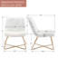 Fauteuil d'appoint Moton Mid-Century