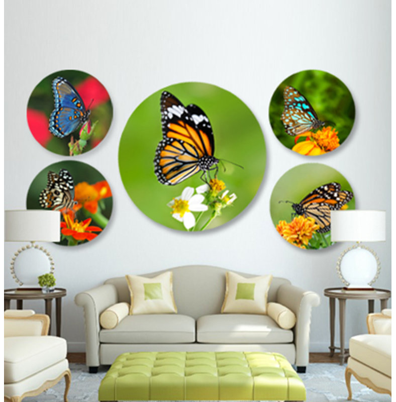 Beautiful Butterfly Print, 46" H x 46" W x 2.5" D