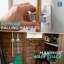 Mop & Broom Holder Wall Mounted Grippers 2 Pack Cleaning Tool Storage