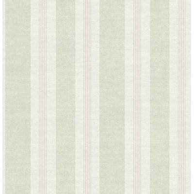 Papier peint rayé en lin Seaonia Designs