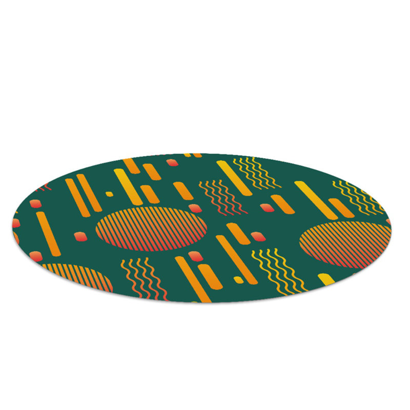 Edom Hard Floor Straight Round Chair Mat