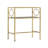Rectangular Metal And Glass End Table