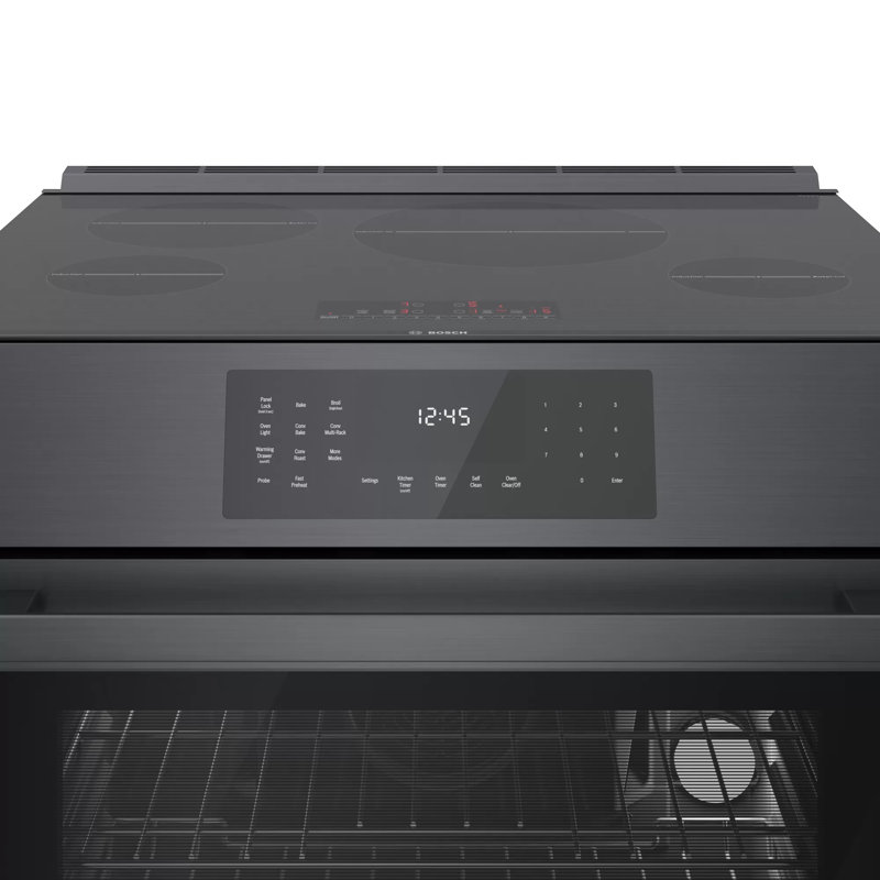 800 Series 31.5" Slide-In Electric Range, Black