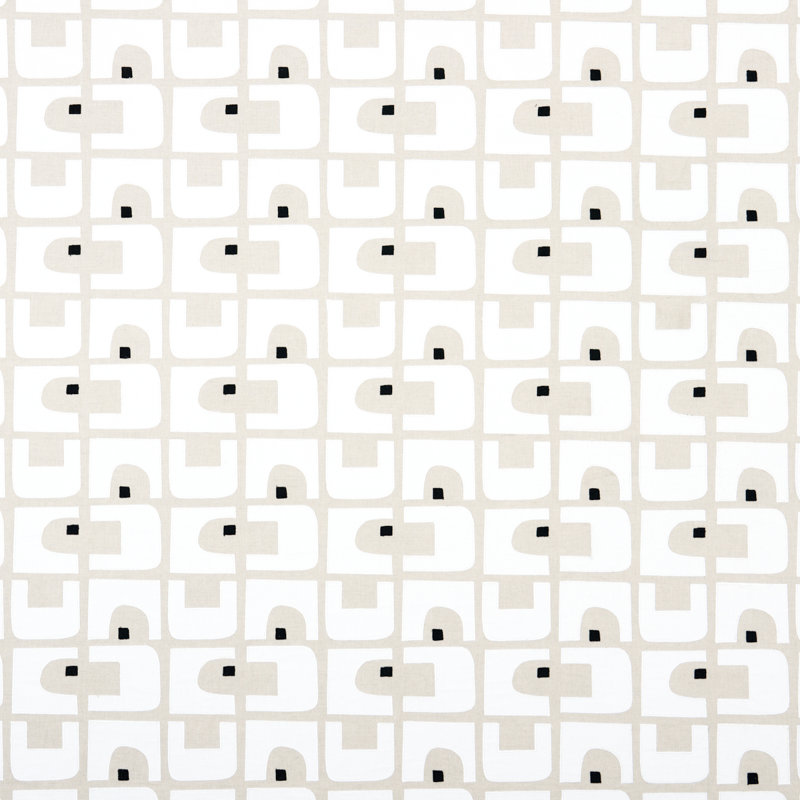 Schumacher x Hadiya Williams Den Appliqué Fabric, Cumin