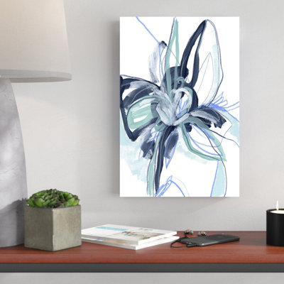 Éclat floral bleu II