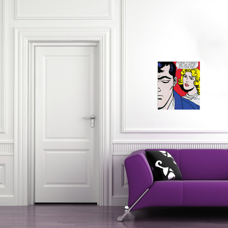 Roy Lichtenstein - No Frame Print on Wood