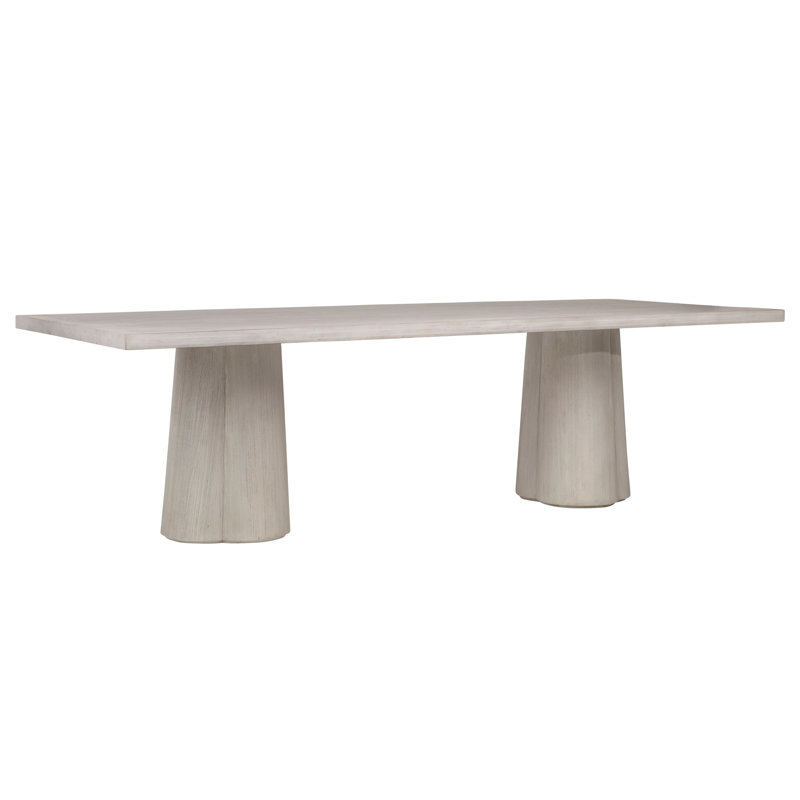 Table de salle à manger en bois massif Tacoma, L 105 po x l 42 po